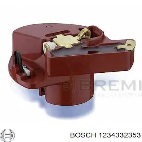 Бігунок розподільника запалювання Bosch 1234332353 ціна, від 3.80 USD