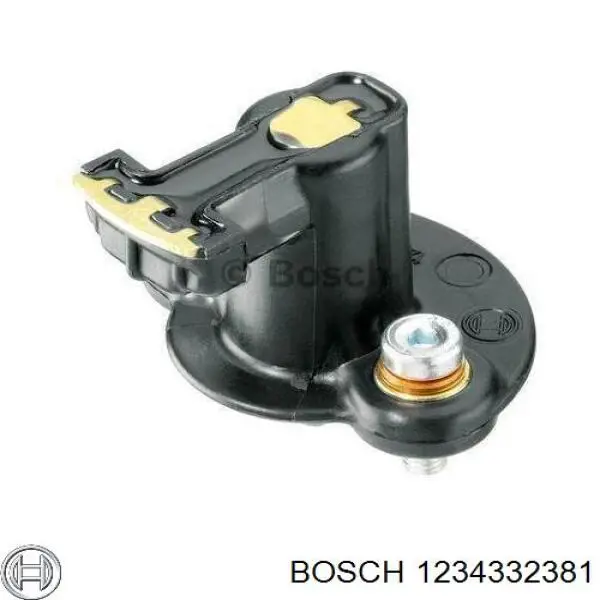 1234332381 Bosch бігунок (ротор розподільника запалювання)
