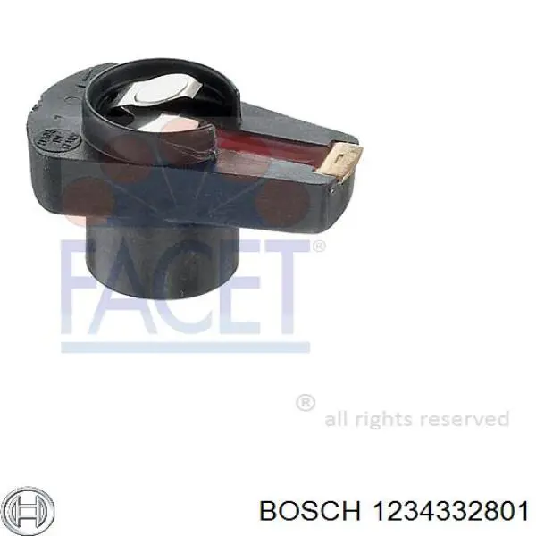 1234332801 Bosch бігунок (ротор розподільника запалювання)