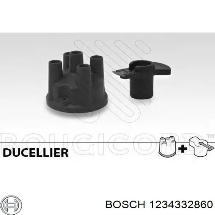 Бігунок (ротор) розподільника запалювання Bosch 1234332860