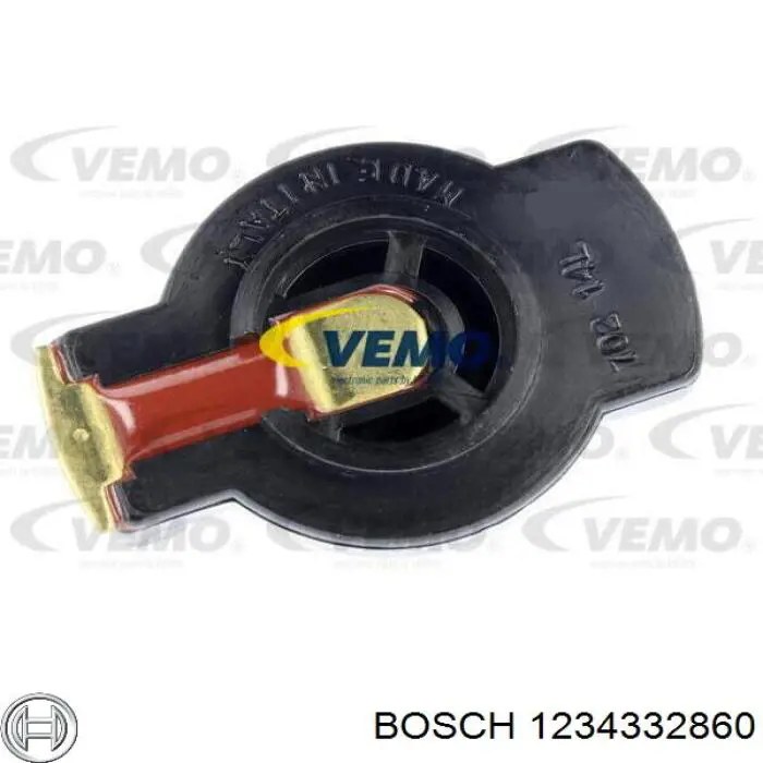 Купити 1234332860 Bosch Бігунок (ротор) розподільника запалювання