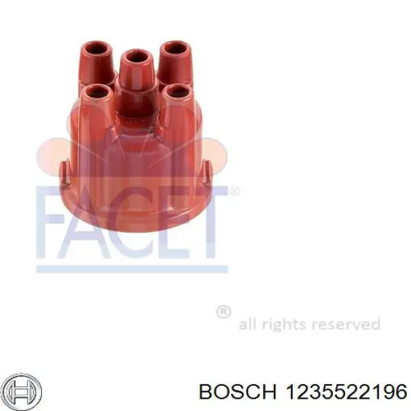 1235522196 Bosch кришка розподільника запалювання/трамблера