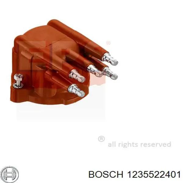 Кришка розподільника запалювання/трамблера Bosch 1235522401 ціна, від 15.31 USD