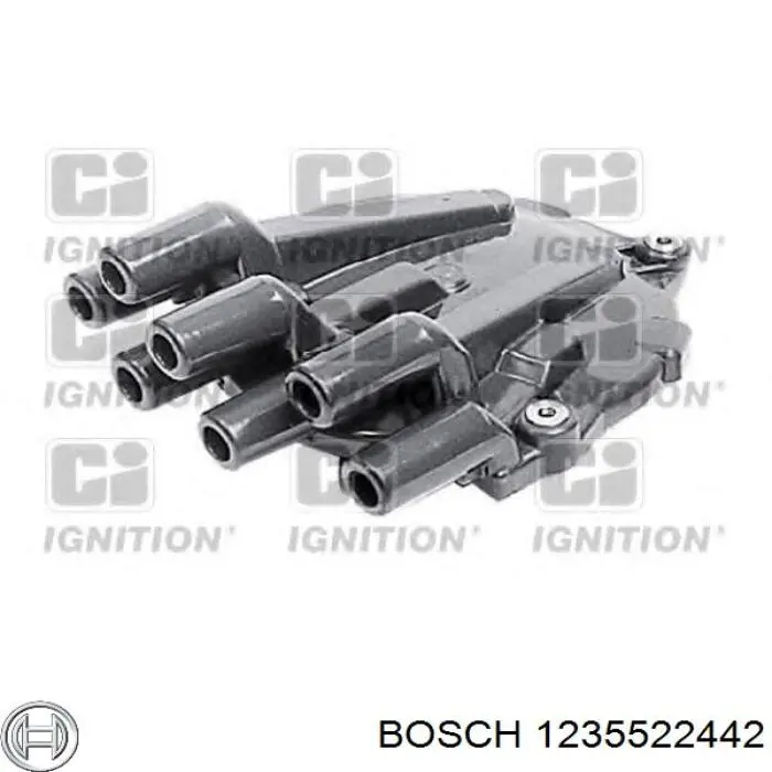 Кришка розподільника запалювання/трамблера Bosch 1235522442 ціна, від 85.51 USD