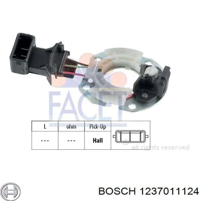 1237011124 Bosch датчик холла
