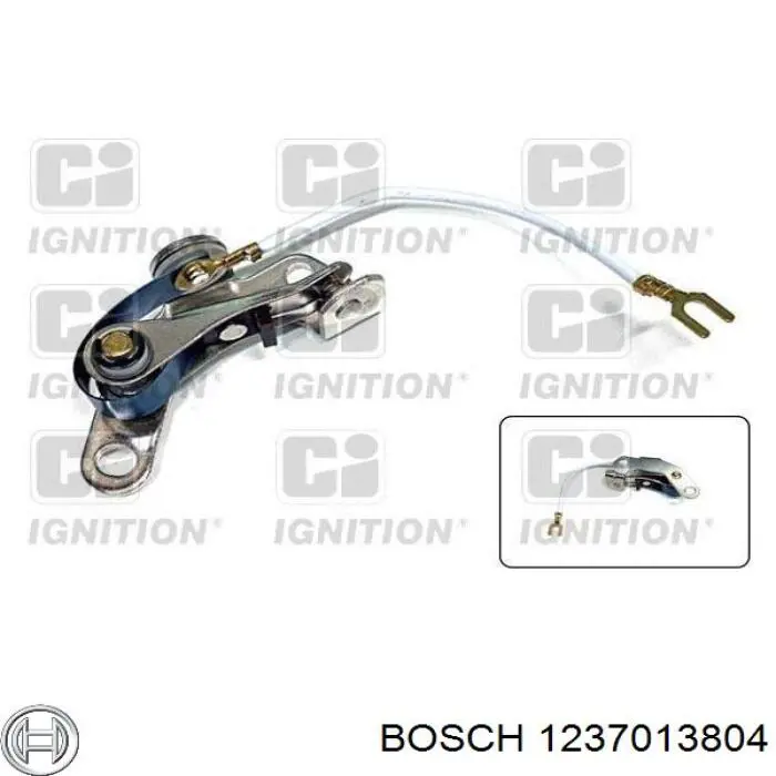 Контактна група розподільника запалювання 1237013804 Bosch