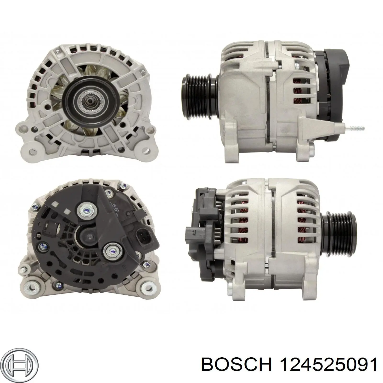 124 525 091 Bosch Генератор (140 А, 14 В, Тип VALEO)