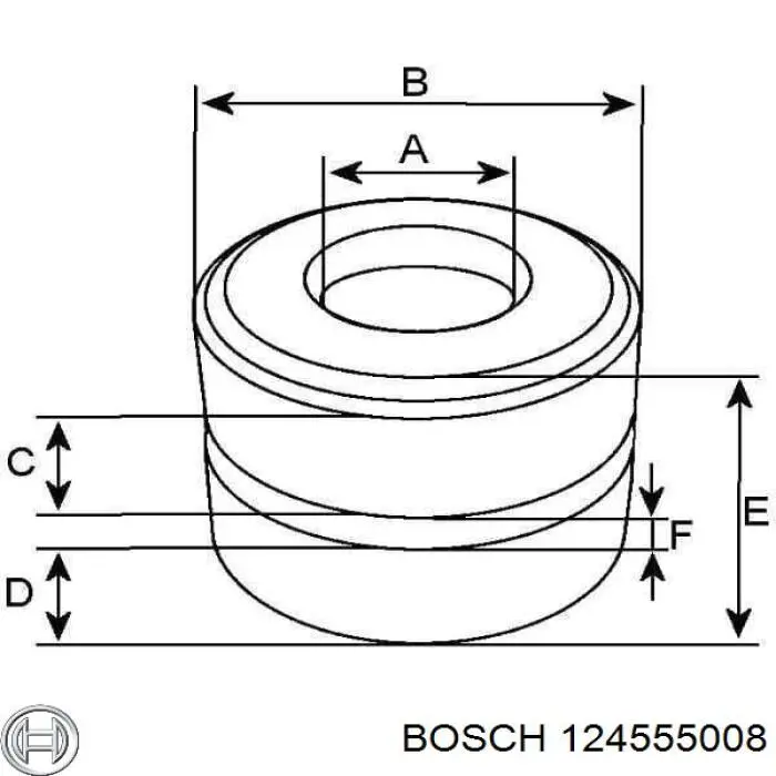 Генератор 124555008 Bosch