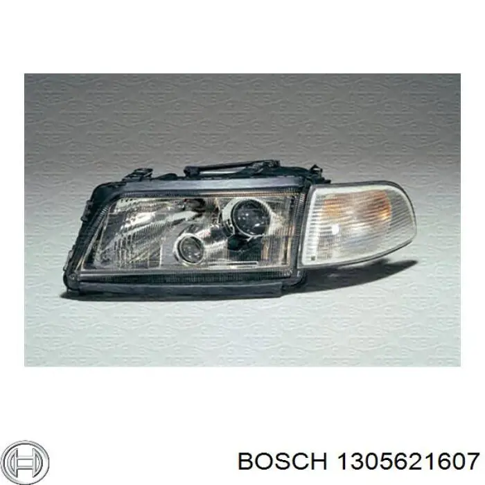 Купити 1305621607 Bosch Скло фари лівої