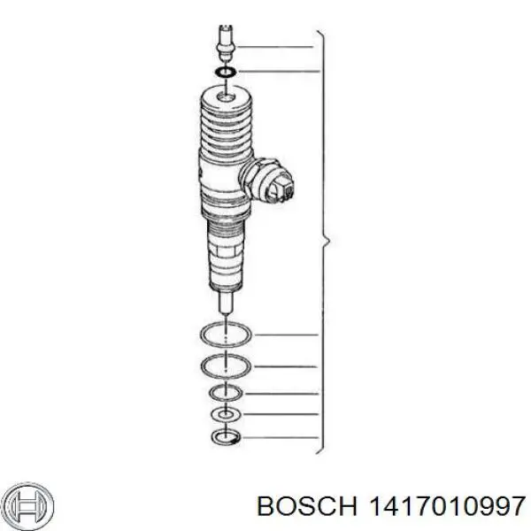 Форсунки (ремкомплект) Bosch 1417010997 ціна, від 9.50 USD