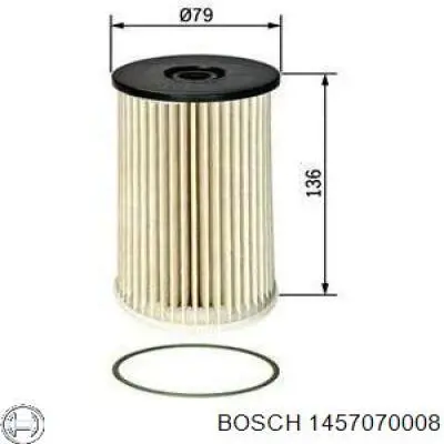 Паливний фільтр 1457070008 Bosch