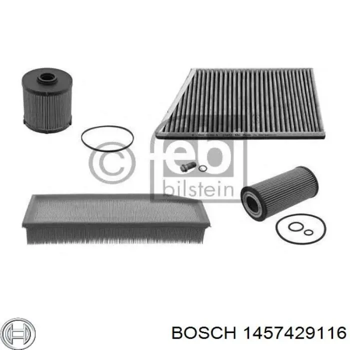 Купити 1457429116 Bosch Фільтр очищення масла відцентровий