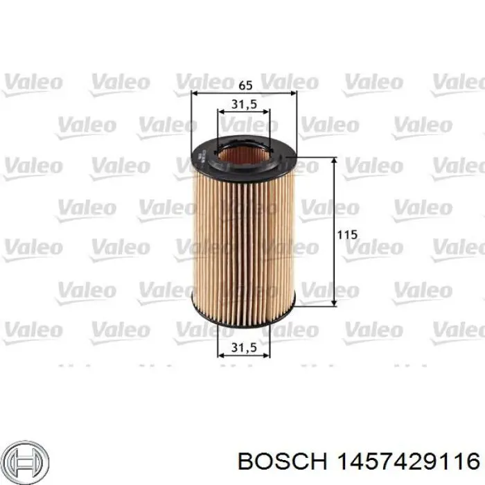 1457429116 Bosch Фільтр масла