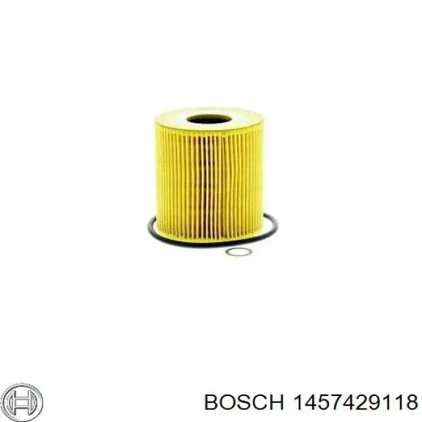 1457429118 Bosch Фільтр масла