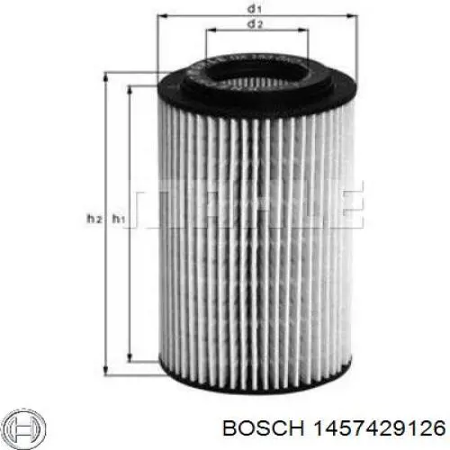 Масляний фільтр 1457429126 Bosch