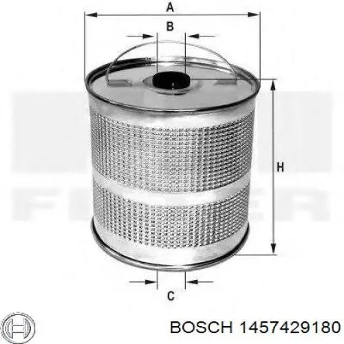 Фільтр масляний Bosch 1457429180