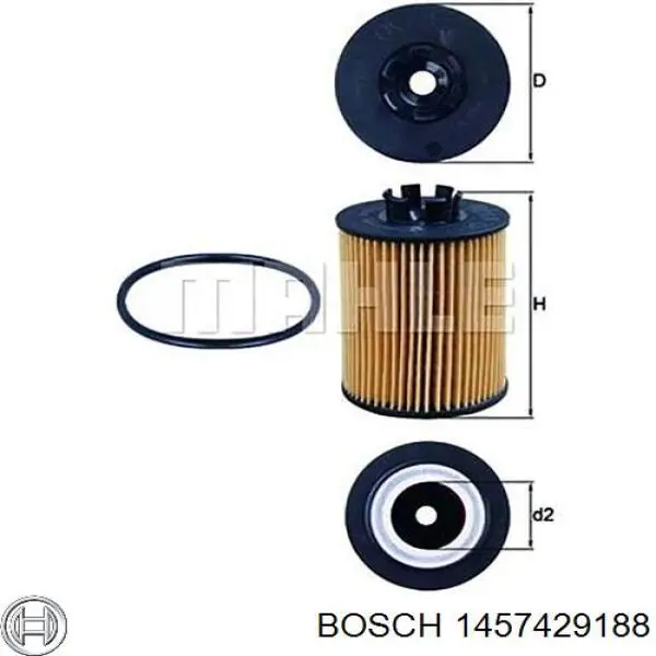 Купити 1457429188 Bosch Фільтр очищення масла відцентровий