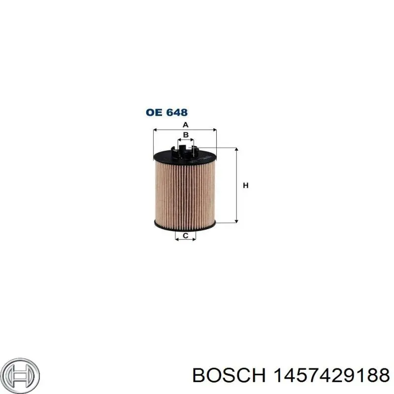 1457429188 Bosch Фільтр масла