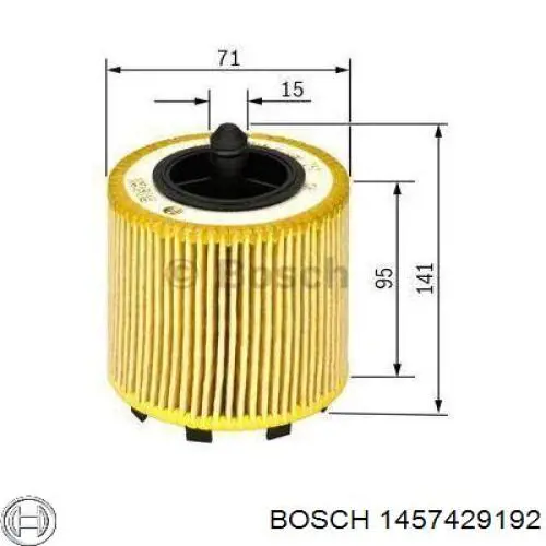1457429192 Bosch Фільтр масла