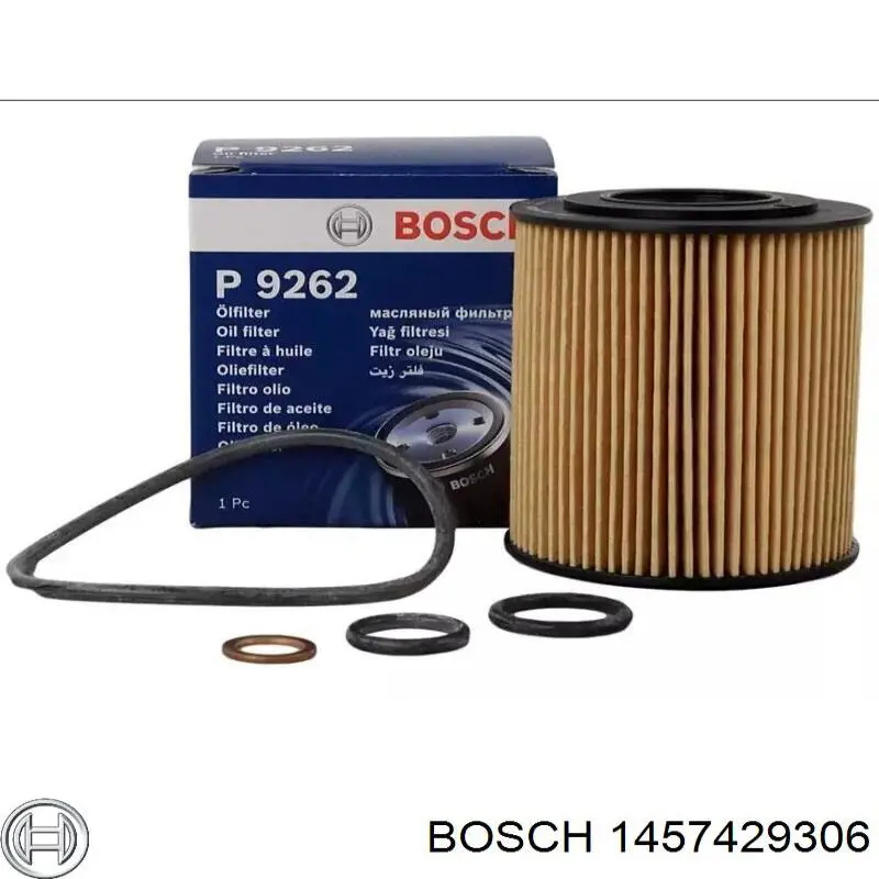 Масляний фільтр двигуна Bosch 1457429306 ціна, від 5.21 USD