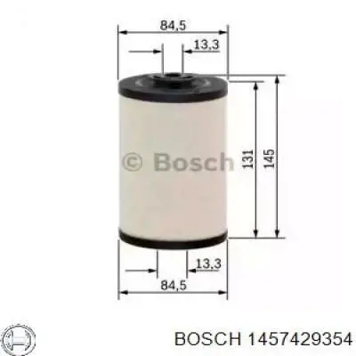 1457429354 Bosch фільтр паливний