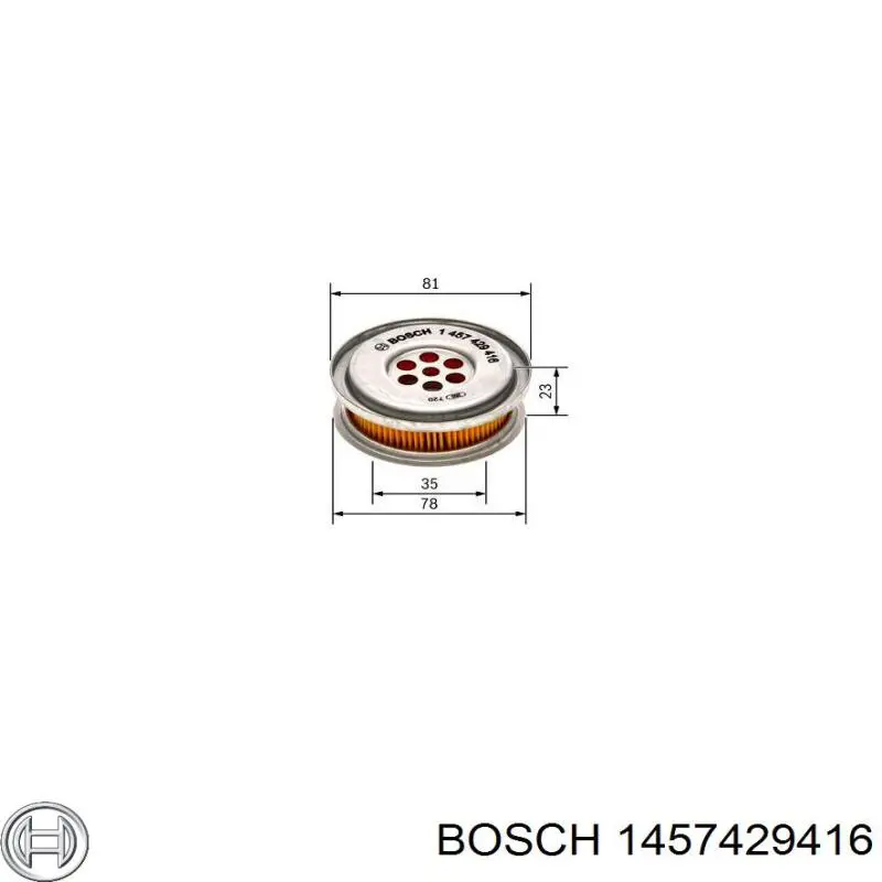 1457429416 Bosch Фільтр гідропідсилювача