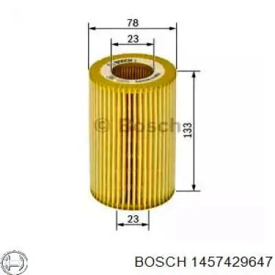 1457429647 Bosch фільтр масляний