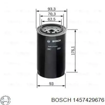 Фільтр тонкого очищення палива Bosch 1457429676 ціна, від 8.52 USD