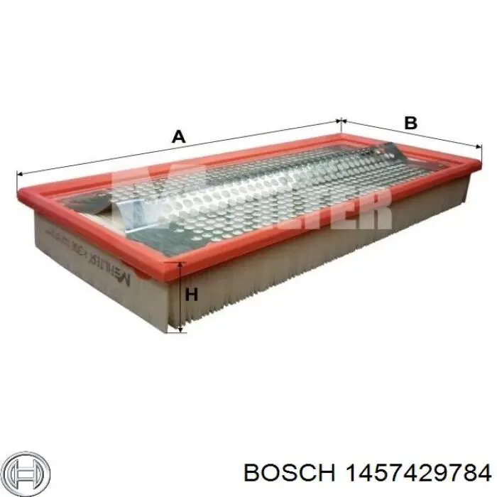 Фільтр повітряний 1457429784 Bosch