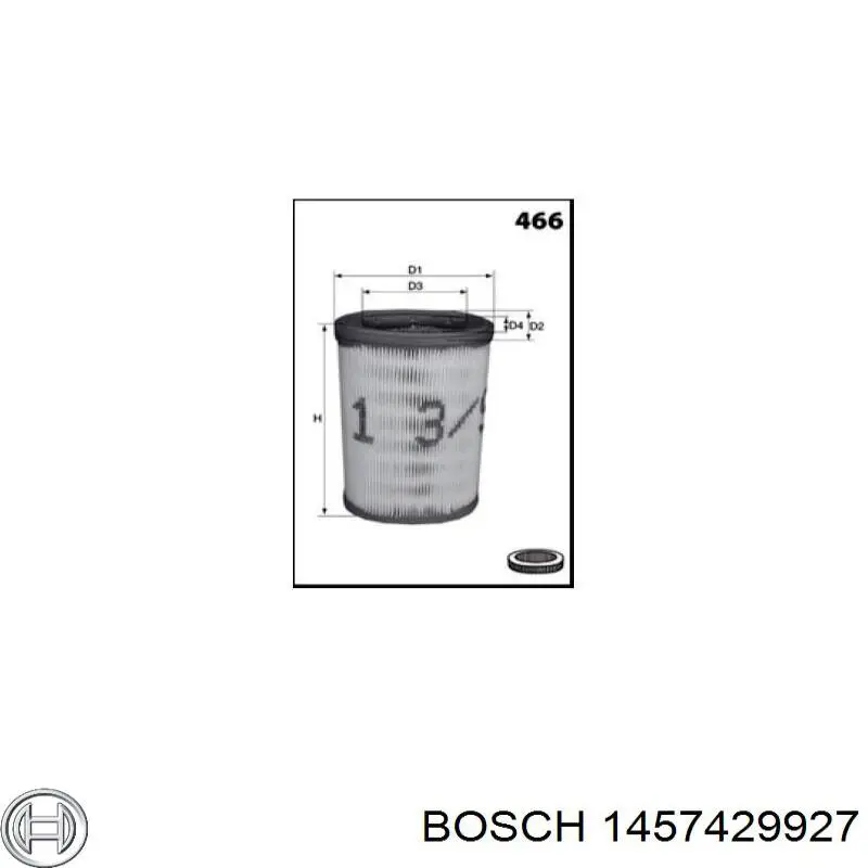 Фільтр повітряний 1457429927 Bosch