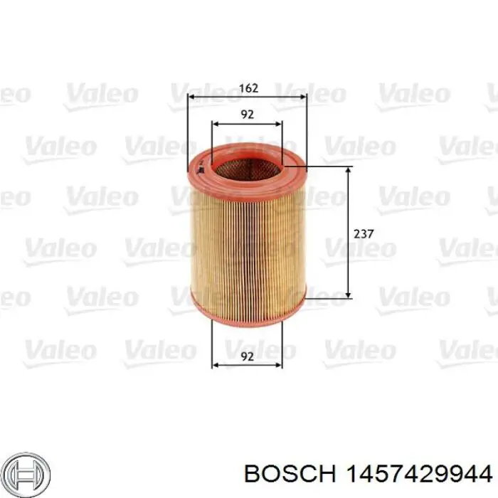 Купити 1457429944 Bosch Автомобільний фільтр повітря