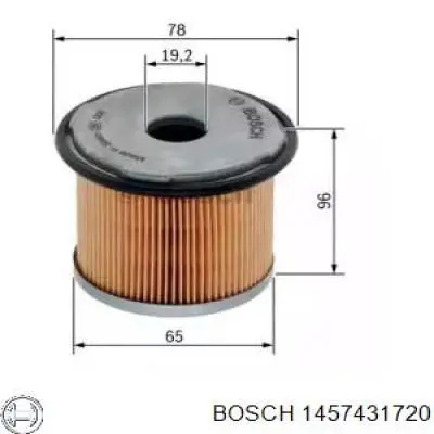 Паливний фільтр 1457431720 Bosch