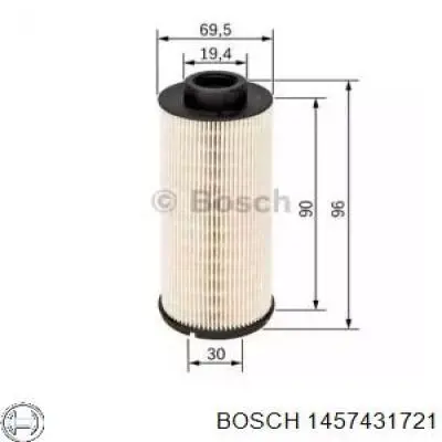 1457431721 Bosch фільтр паливний