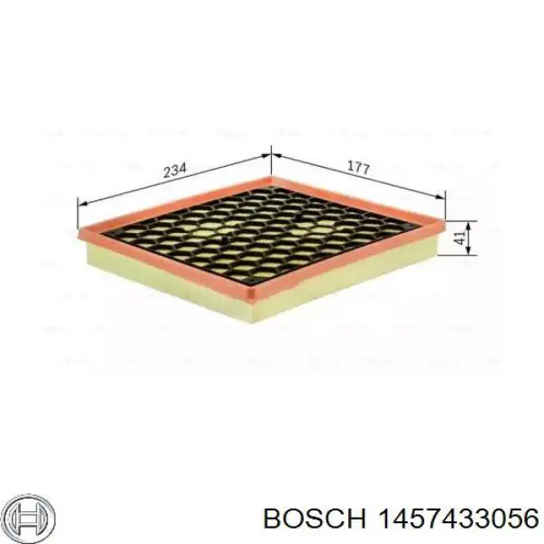Повітряний фільтр 1457433056 Bosch