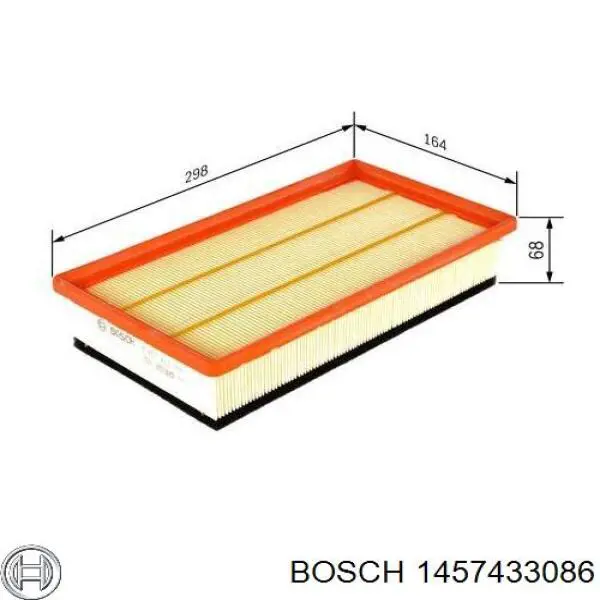 Фільтр повітряний Bosch 1457433086
