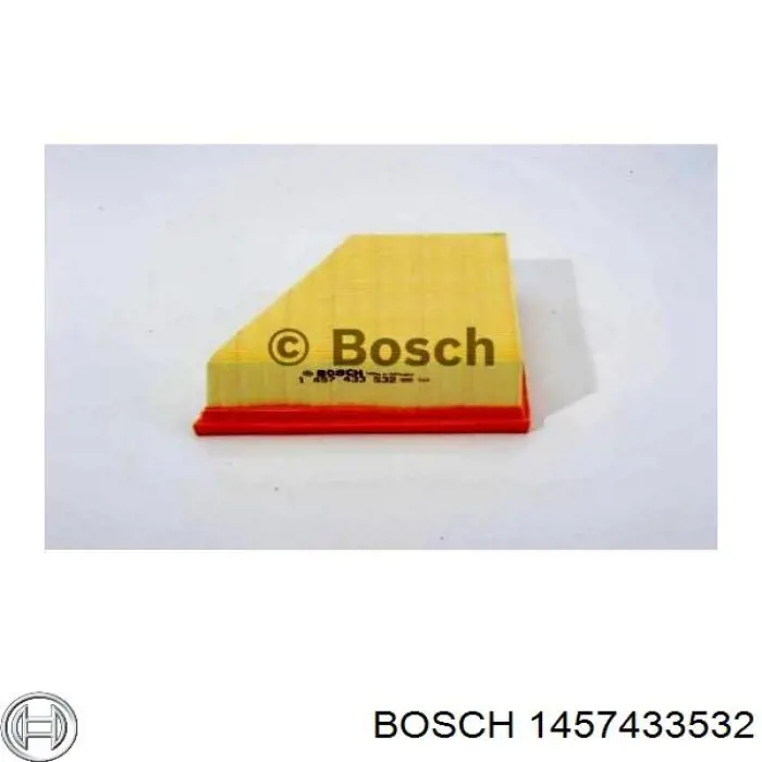 1457433532 Bosch фільтр повітряний