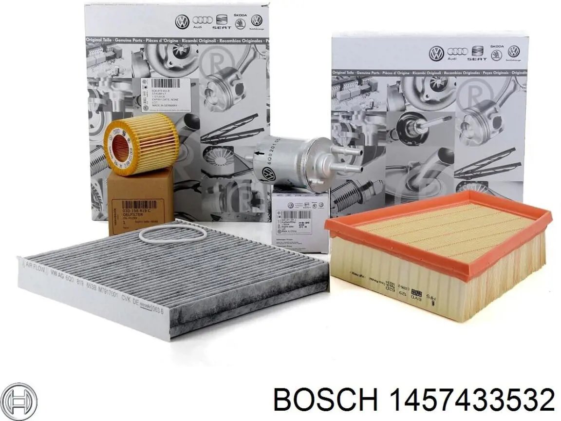 Елемент повітряного фільтра Bosch 1457433532 ціна, від 7.67 USD
