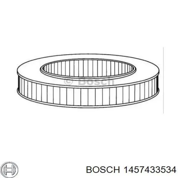 1457433534 Bosch фільтр повітряний