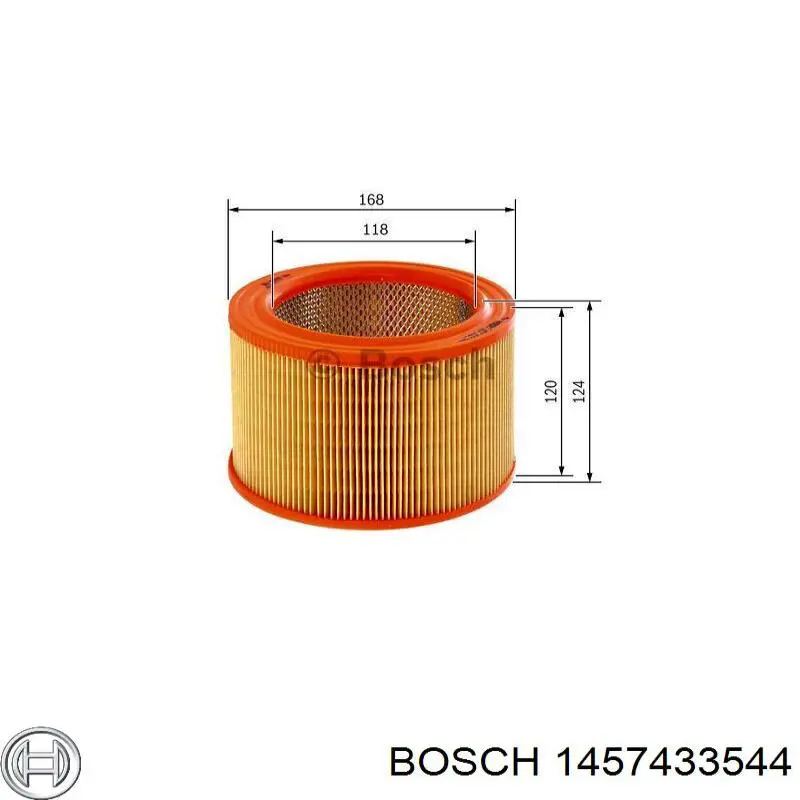 1457433544 Bosch фільтр повітряний