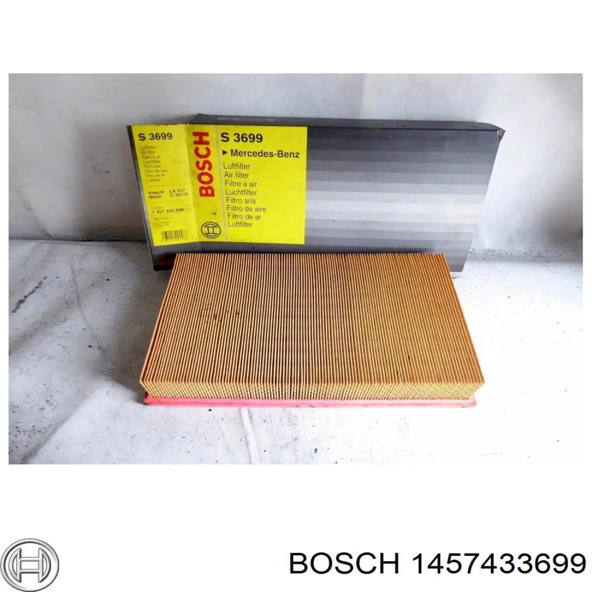Повітряний фільтр 1457433699 Bosch