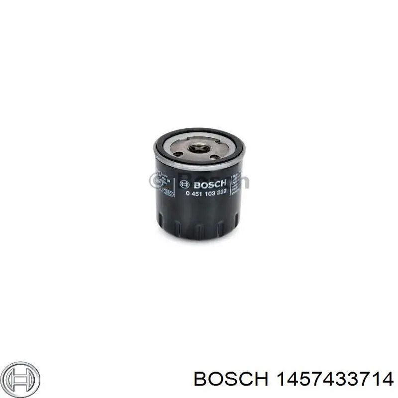 1457433714 Bosch Повітряний фільтр двигуна