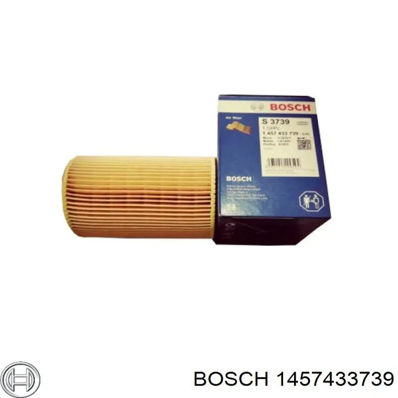 Елемент повітряного фільтра Bosch 1457433739 ціна, від 7.95 USD