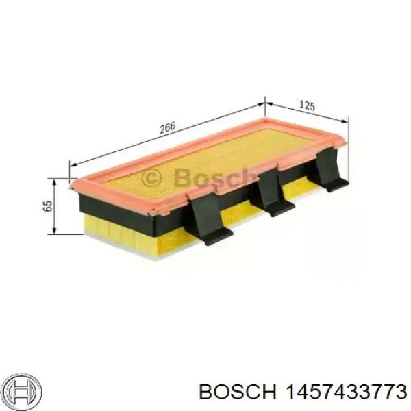 1457433773 Bosch фільтр повітряний