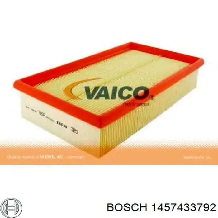 Купити 1457433792 Bosch Автомобільний фільтр повітря