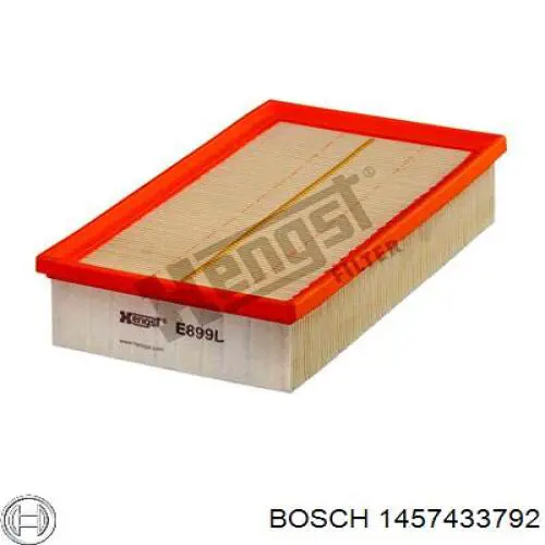 1457433792 Bosch Повітряний фільтр двигуна