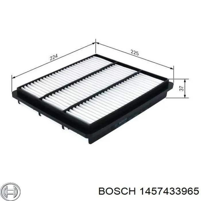 1457433965 Bosch фільтр повітряний