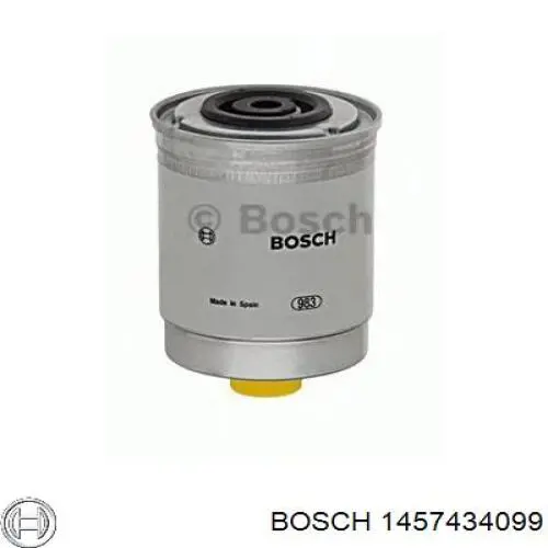 Купити 1457434099 Bosch Фільтр-відстійник палива грубої очистки