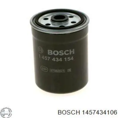 1457434106 Bosch фільтр паливний