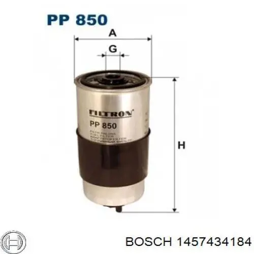 1457434184 Bosch фільтр паливний