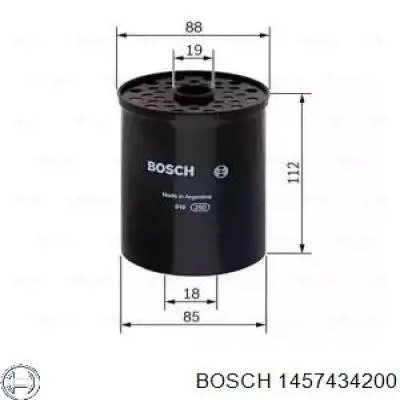 Купити 1457434200 Bosch Фільтр-відстійник палива грубої очистки